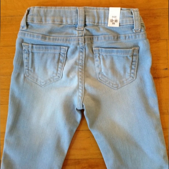 Children's Place Girls Jeggings Jeans Sz 12-18 Months NWT - Picture 3 of 8